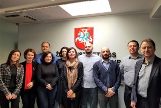 Georgian colleagues gained experience in Vilnius in the field of internet content monitoring