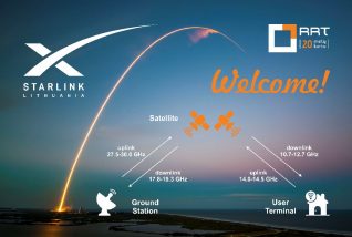 Broadband satellite internet service “Starlink” has been launched in Lithuania