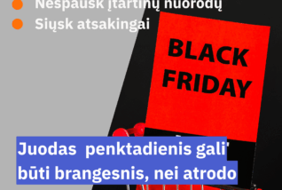 RRT primena: prieš Juodąjį penktadienį verta prisiminti saugaus apsipirkimo ir siuntimo taisykles 
